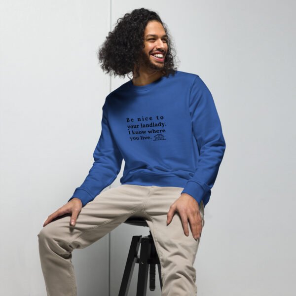 Unisex organic sweatshirt Be nice - Image 74