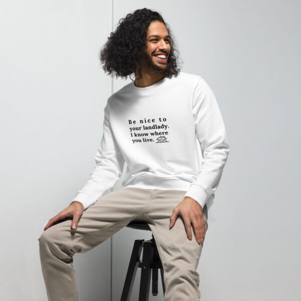 Unisex organic sweatshirt Be nice - Image 78