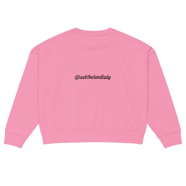 Women’s organic crew neck sweatshirt Duplex - Image 16