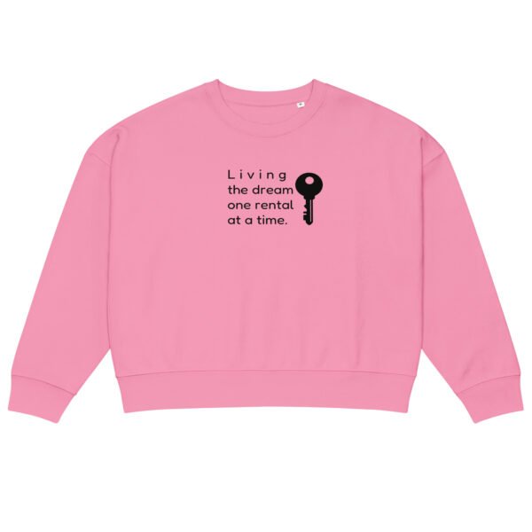 Women’s organic crew neck sweatshirt One rental - Image 19