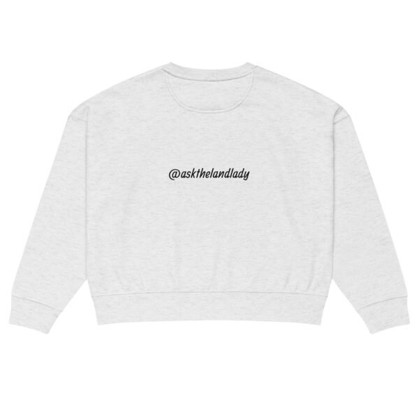 Women’s organic crew neck sweatshirt Duplex - Image 18