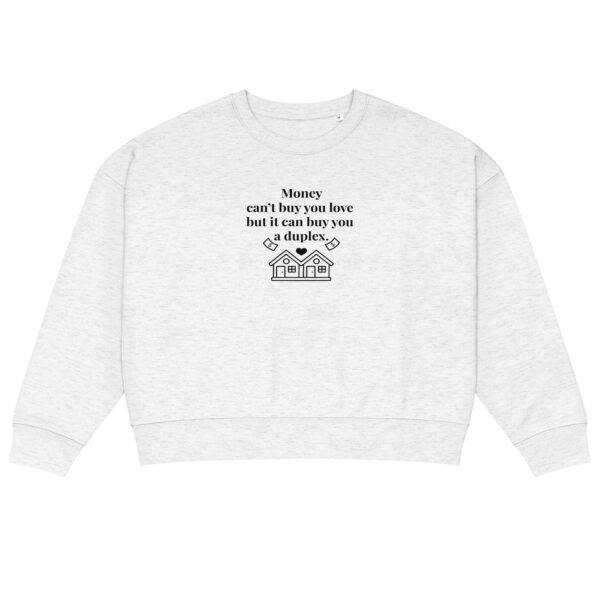 Women’s organic crew neck sweatshirt Duplex - Image 19