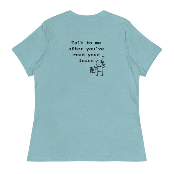 Women's Relaxed T-Shirt Read your lease - Image 60