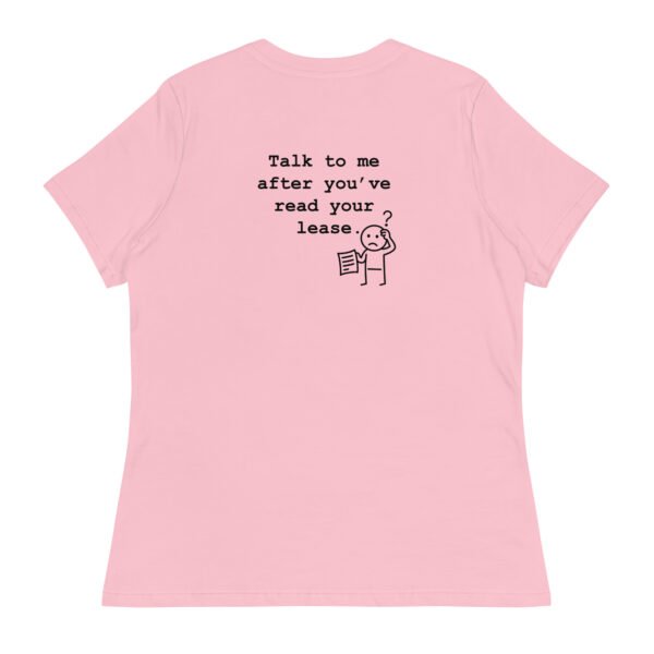 Women's Relaxed T-Shirt Read your lease - Image 73