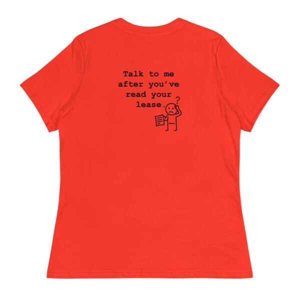 Women's Relaxed T-Shirt Read your lease - Image 45